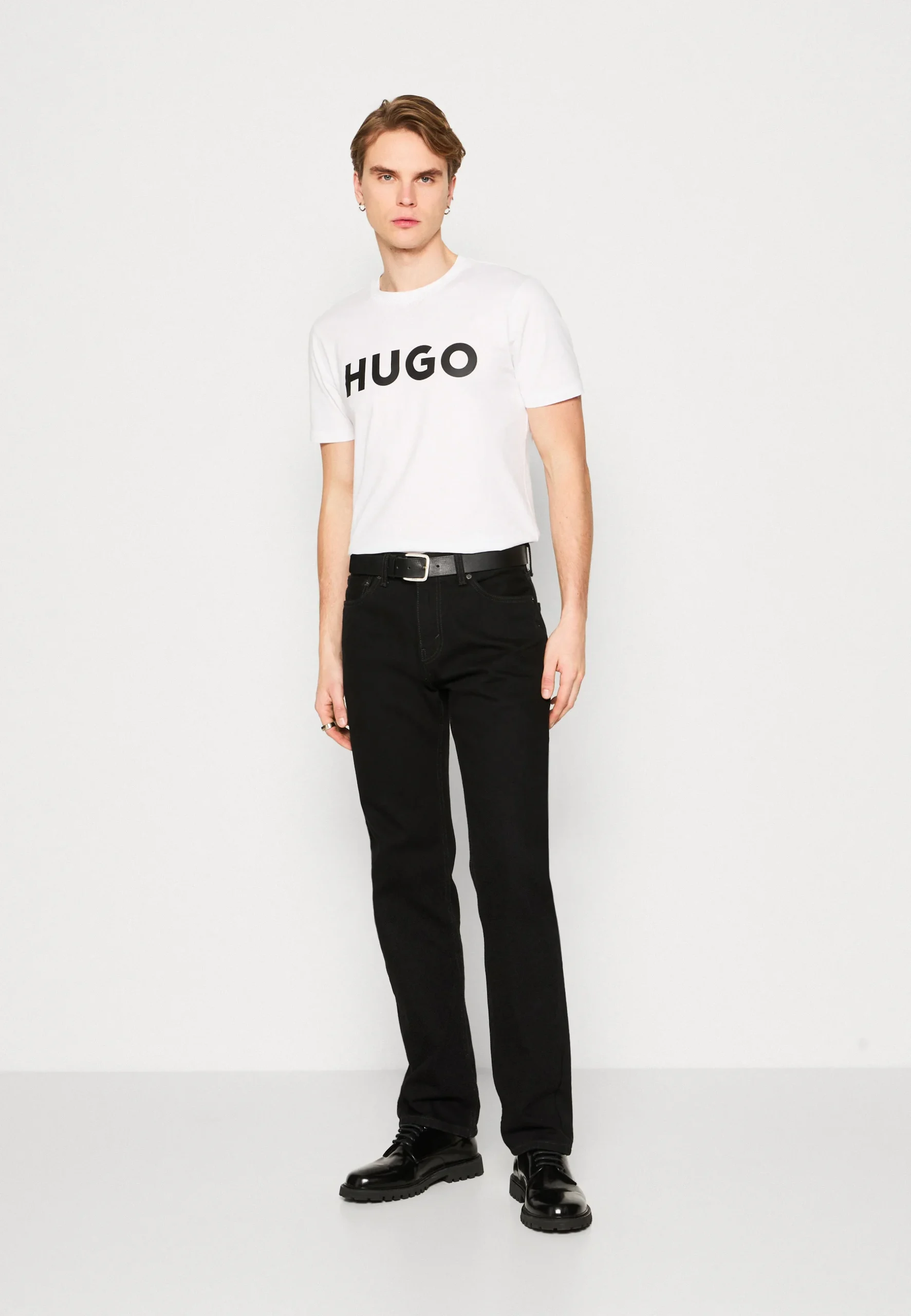Hugo Dulivio White T-Shirt Premium Exported - Image 5