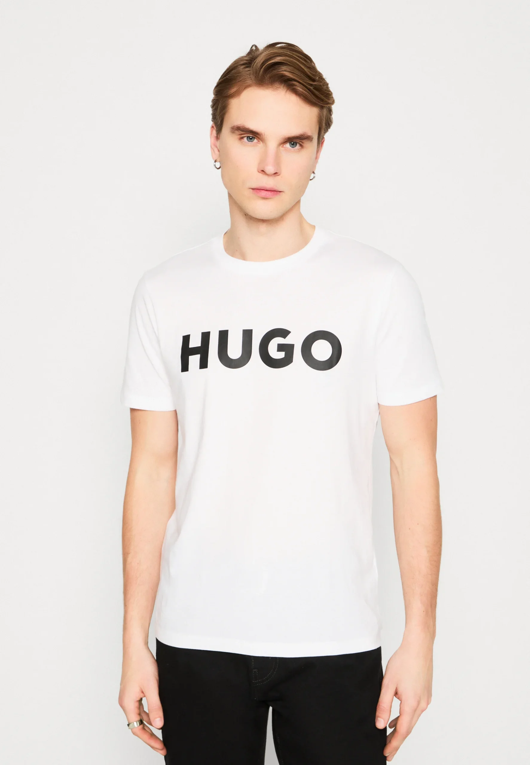 Hugo Dulivio White T-Shirt Premium Exported - Image 3