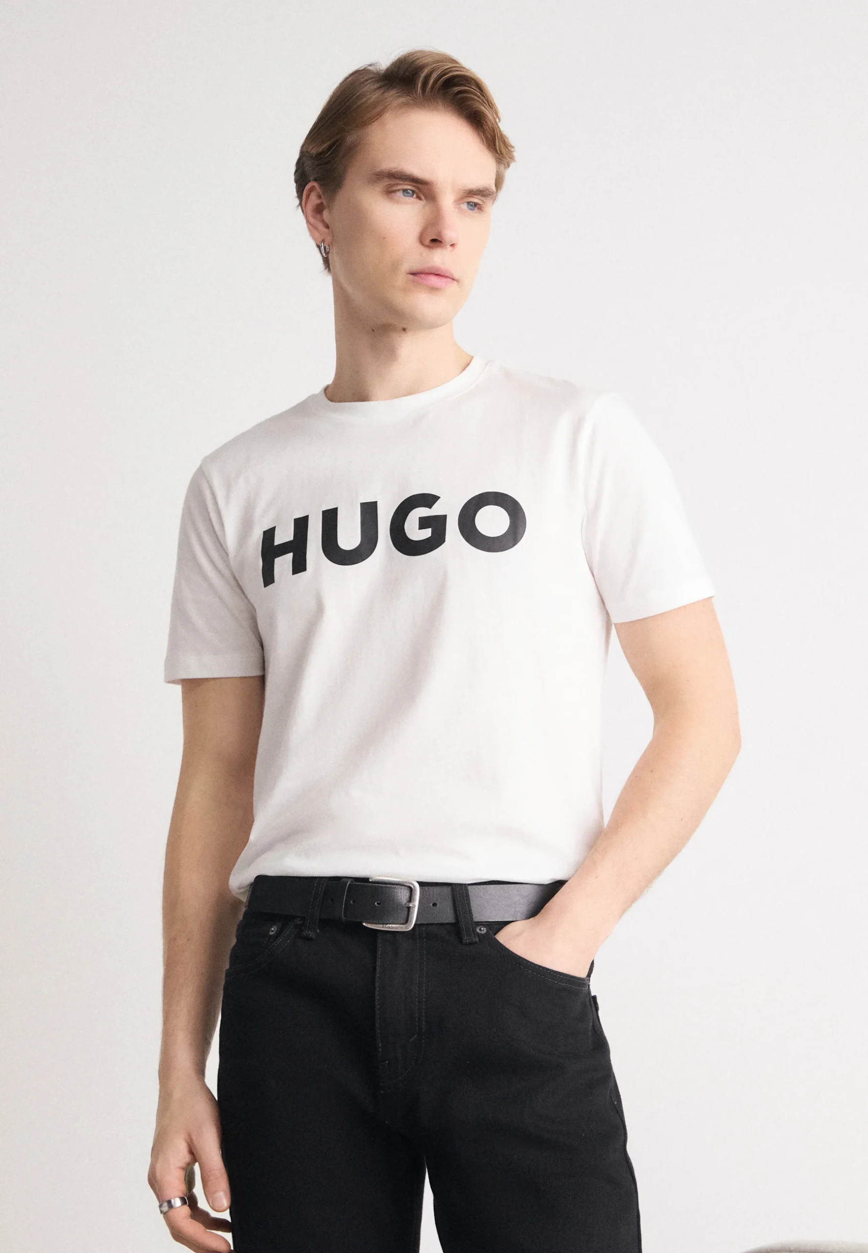 Hugo Dulivio White T-Shirt Premium Exported
