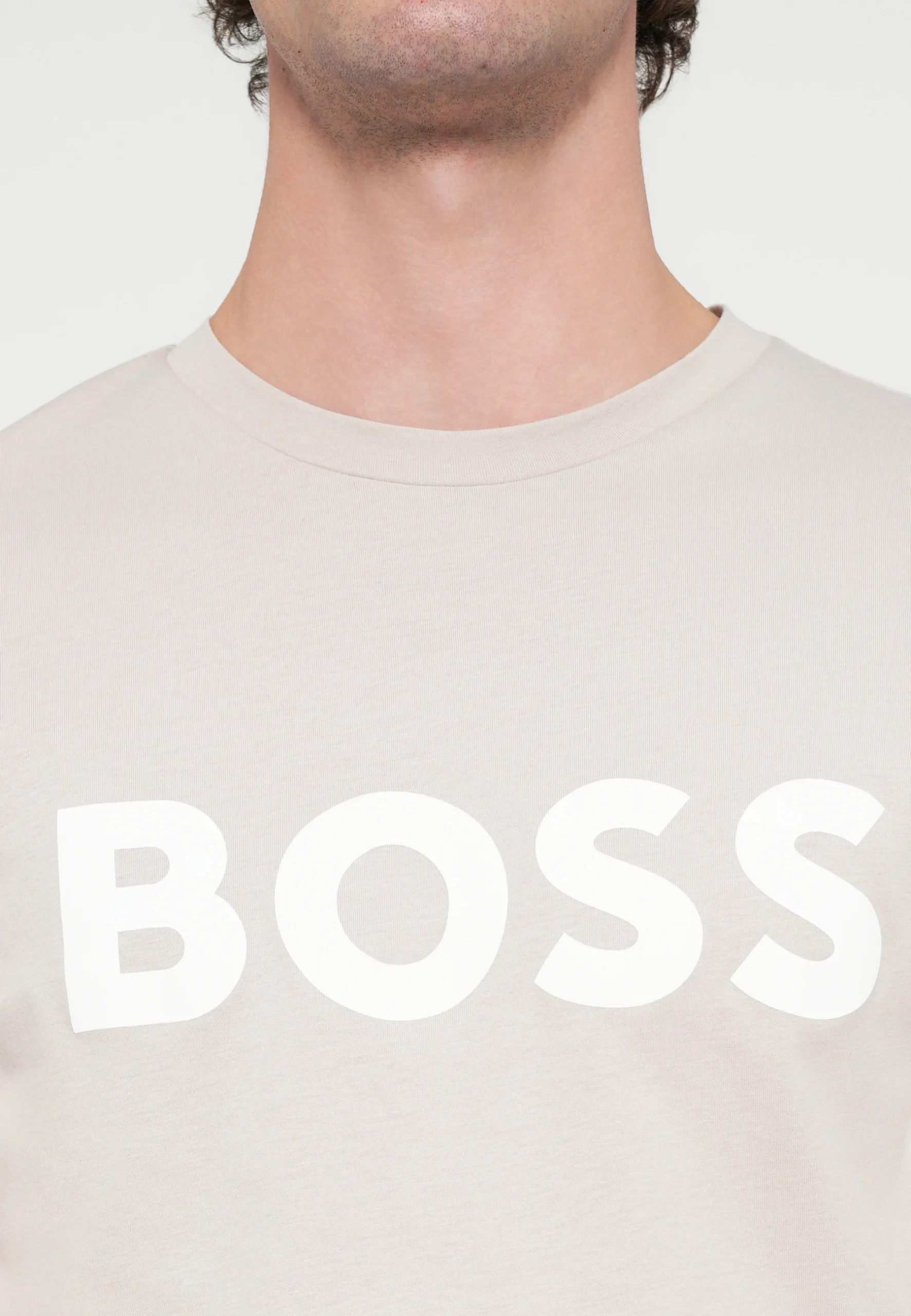 Boss Dulivio Beige T-Shirt Premium Exported - Image 4