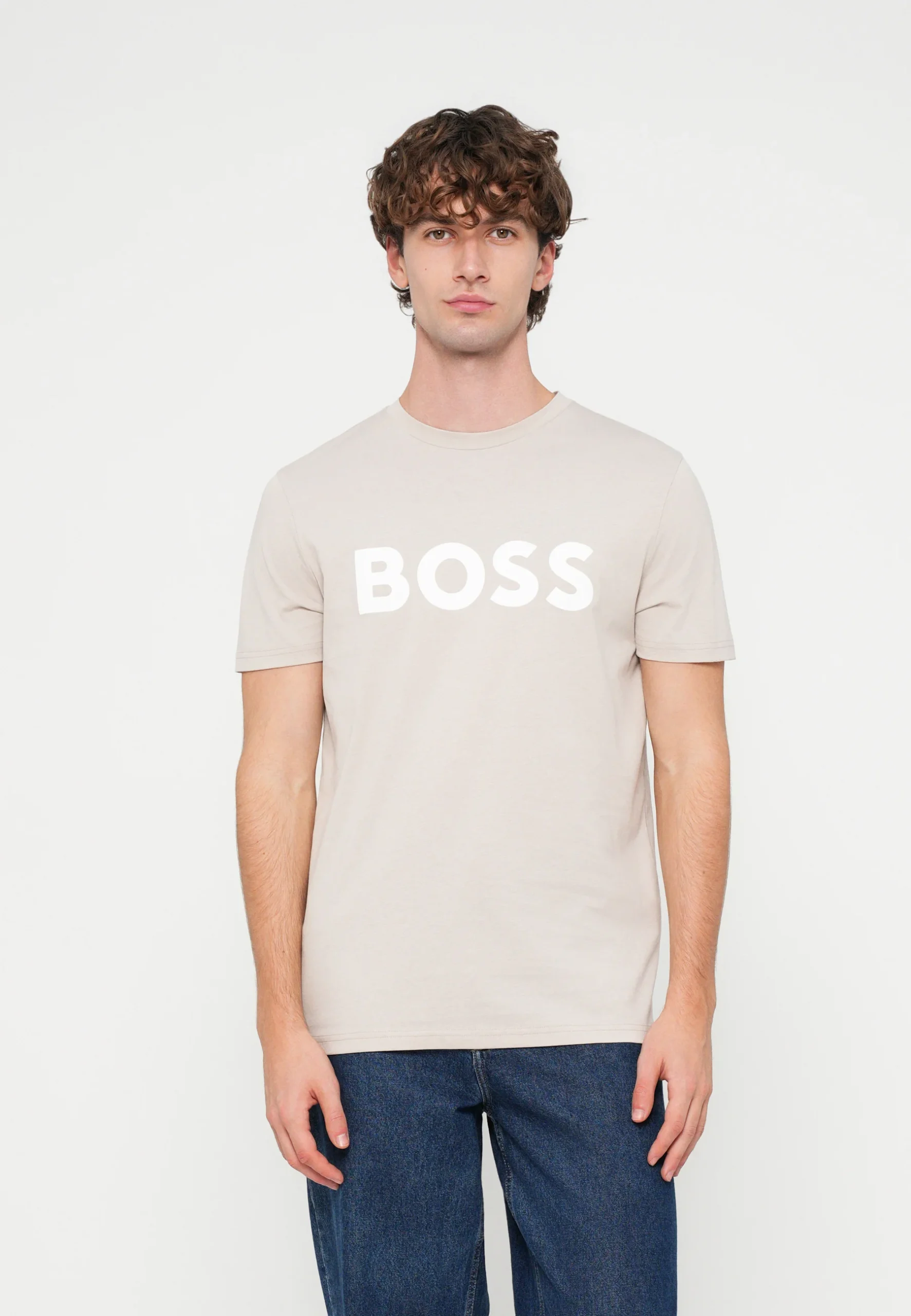 Boss Dulivio Beige T-Shirt Premium Exported