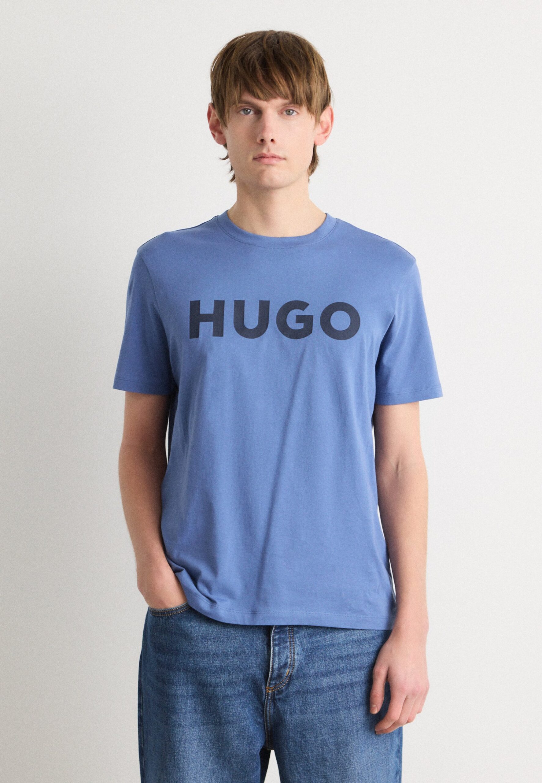 Hugo Dulivio Blue T-Shirt Premium Exported - Image 4