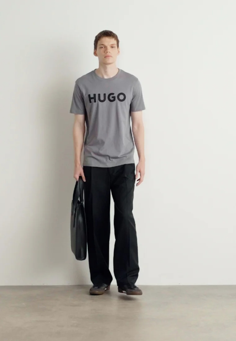 Hugo Dulivio Grey T-Shirt Premium Exported - Image 7