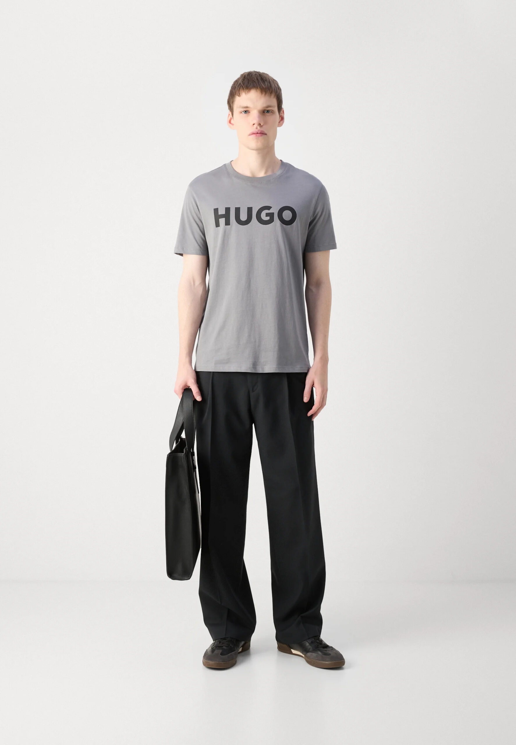 Hugo Dulivio Grey T-Shirt Premium Exported - Image 10