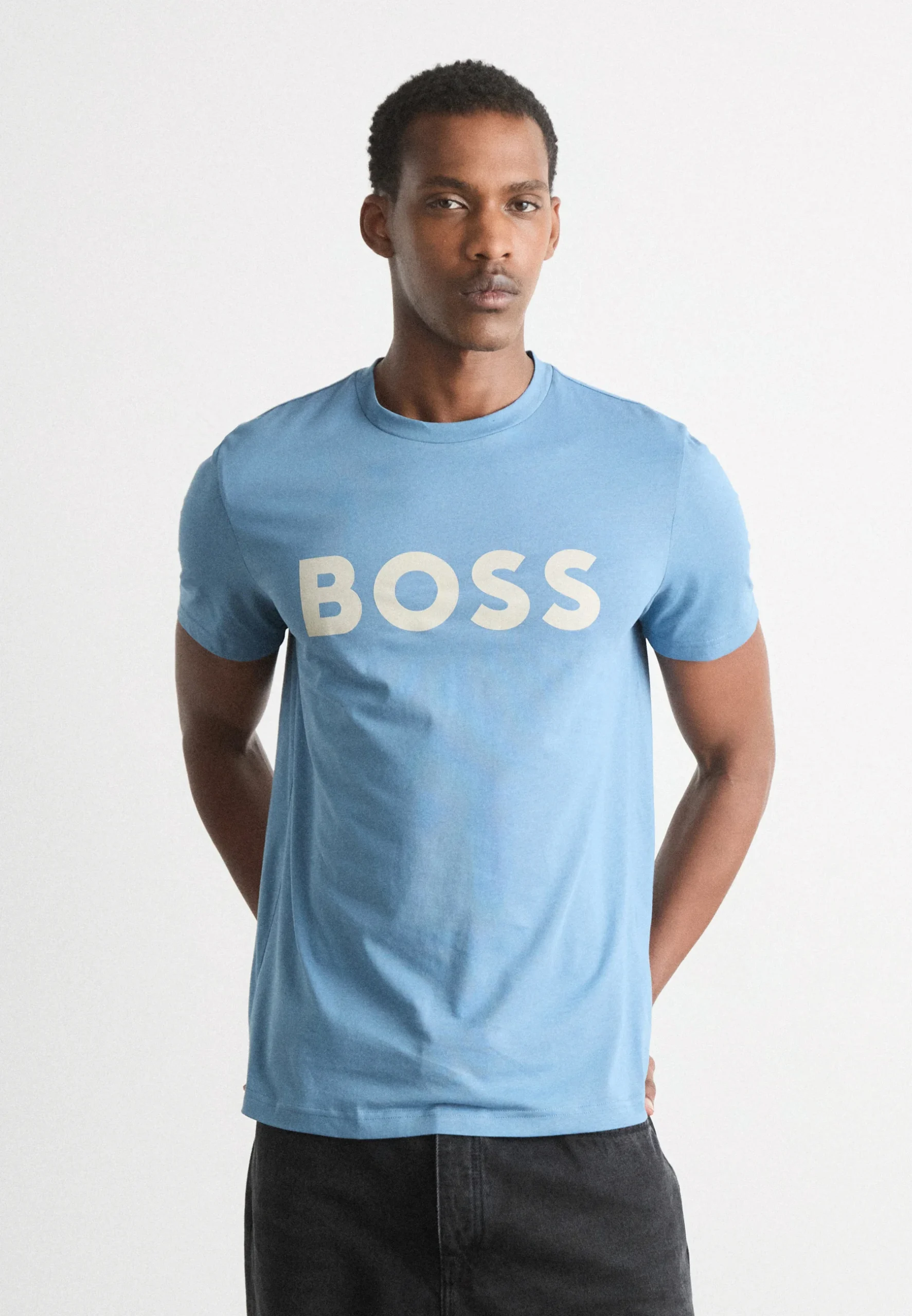 Boss Dulivio Blue T-Shirt Premium Exported - Image 7